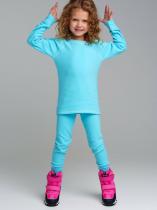 PlayToday Термокомплект трикотажный для девочек: брюки, толстовка