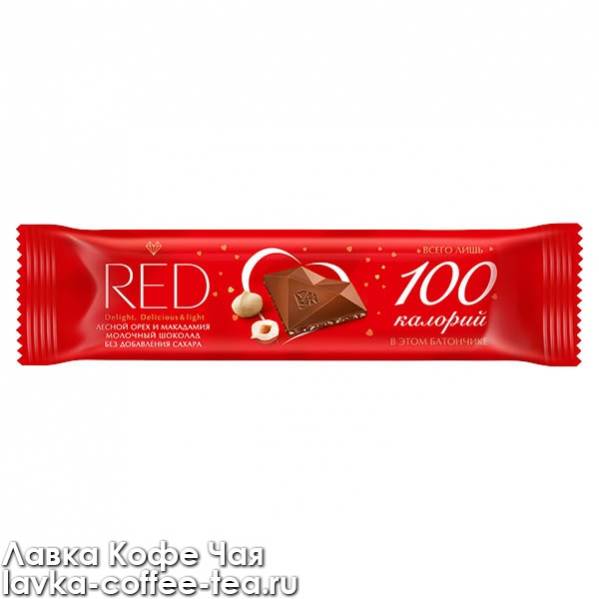 Тёмный шоколад с пониженной калорийностью Red Delight