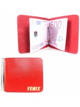 Зажим для купюр FNX-LZ-01 н/к, красный гладкий матовый (316) 212599