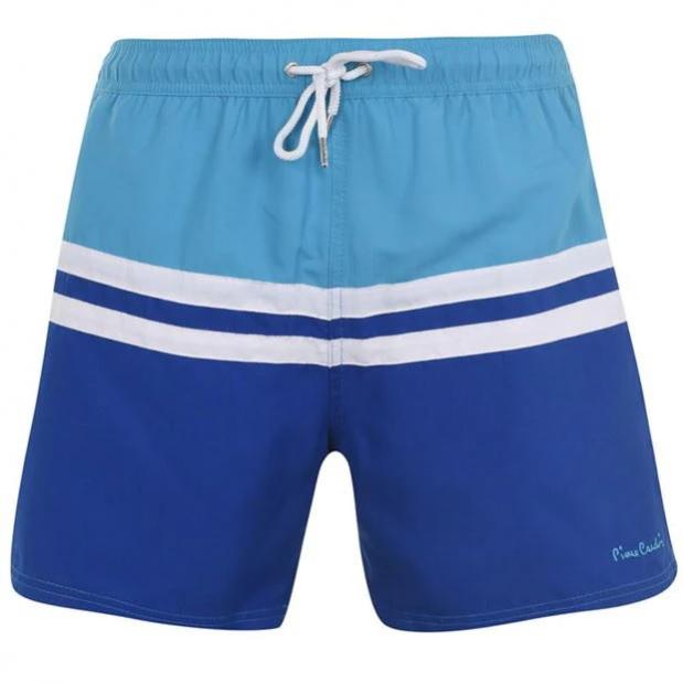 Плавки шорты мужские синие Swimshort 100 Basic