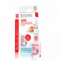 EVELINE Nail Therapy SOS Для хрупких и ломких ногтей с кальцием и колл