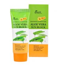 Солцезащитный крем с Aloe Vera EKEL, SPF 50/PA+++, 70 мл