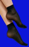 Крабро CRABRO носки женские 50 Den микрофибра с лайкрой чёрные Miss уплотненные 5 шт.