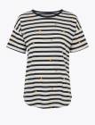 https://www.marksandspencer.com/striped-relaxed-fit-short-sleeve-top/p