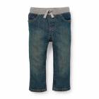 Toddler Boys Pull-On Straight Jeans