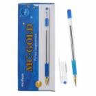 Ручка шариковая MC GOLD синяя 1.0мм BMC10-02 MunHwa {Корея}