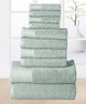 Affinity Linens Jade Elegance Cotton Ten-Piece Towel Set