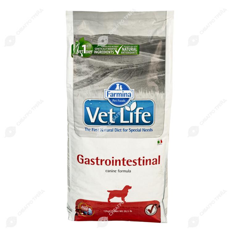 Vet life gastrointestinal сухой. Vet Life Gastrointestinal корм для собак. Фармина гастро Интестинал. Корм для собак vet Life Gastro intestinal Ozone. Корм для собак Фармина Gastrointestinal 12 кг.