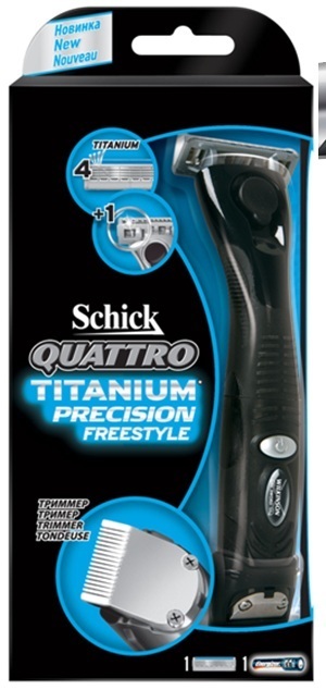 Кассеты для бритья schick quattro titanium precision