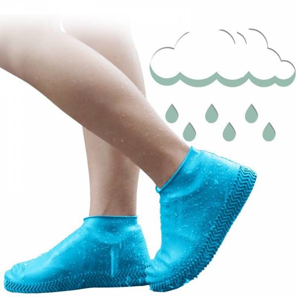 Бахилы (чехлы на обувь) от дождя и песка многоразовые, супер прочные, силиконовые размер S (Детские)