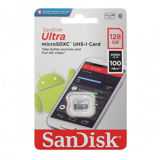 Карта памяти sandisk ultra 128 гб sdsqunr 128g gn6mn