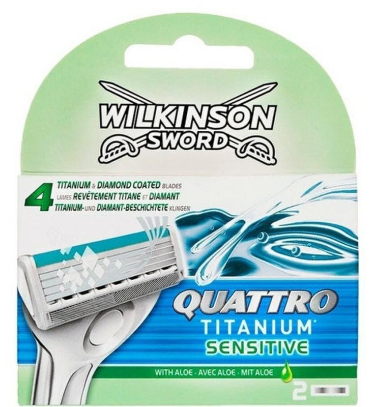 Кассеты для станка для бритья schick quattro titanium