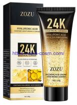 Антивозрастная пенка Zozu с гиалуроновой кислотой и 24К золотом (51315