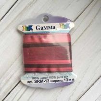 SRM-13 Лента декоративная "Gamma" шелковая M116 гр.розовый/м