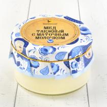 Крем-мёд таёжный с маточным молочком &quot;Русский стиль&quot; 230 гр.