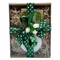 Косметическая подарочная коробочка "ОЛИВА и АЛОЭ"