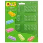 Формочки для слепков "Makins", Блоки, прозрачная пластмасса