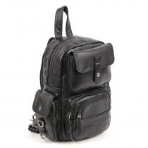 Небольшой кожаный рюкзак 9106 Блек