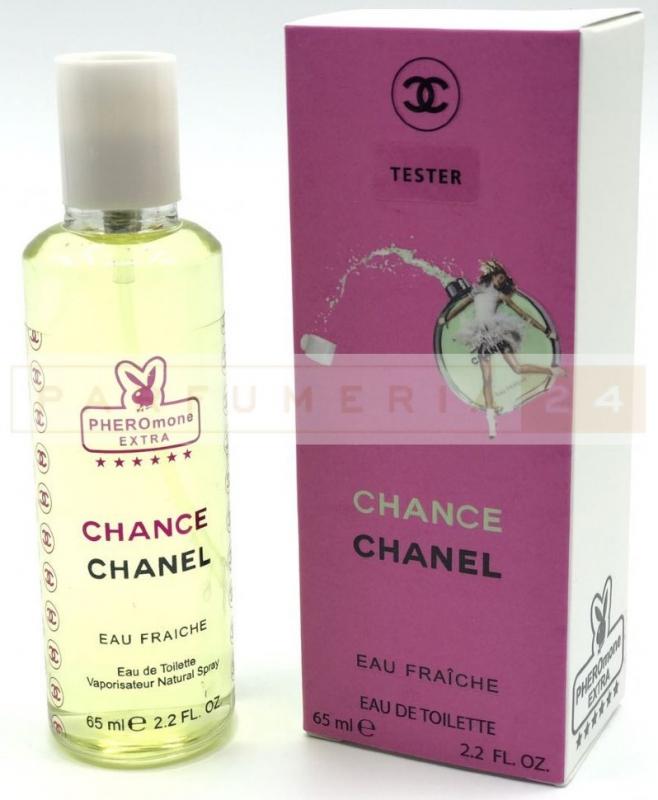 Extra chance. Chance Chanel Eau Fraiche 65 ml. Шанель шанс с феромонами. Тестер 65 мл. Духи Pheromone Extra.