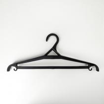 Вешалка-плечики для верхней одежды, размер 52-54, цвет чёрный
