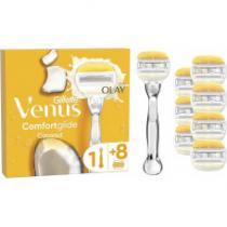 Gillette женский станок VENUS&amp;Olay Sugarberry (Станок + 8 кассет)