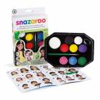 Набор красок для детского грима Snazaroo, 40 лиц, 8 цветов х 2 мл, акс