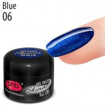Гель-паста «Shimmer» PNB 06 Синий 5 мл 5406