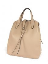 Рюкзак жен искусственная кожа ADEL-280/ММ, 3отдел, формат А 4, бежевый