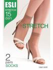 Stretch 15 (2) носки жен.100% полиамид 