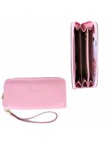 Портмоне женское Premier-S-4 н/к, 3 отд, 9 карм, ручка-петля, розовый 