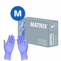 Перчатки нитриловые -M-A-T-R-I-X Violet Blue Nitrile, размер М, 100 шт