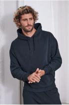 Navy Blue Relaxed Fit Overhead Hoodie