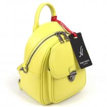 Женский кожаный рюкзак SV-9151 Лайм
