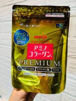 Meiji Amino Collagen Premium Японский морской коллаген Легкоусвояемый растворимый амино-коллаген с глюкозамином для красоты кожи и здоровья суставов
