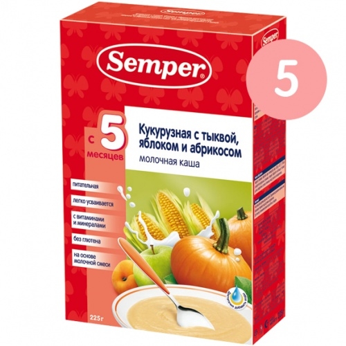 Овсяная каша semper с 4 месяцев