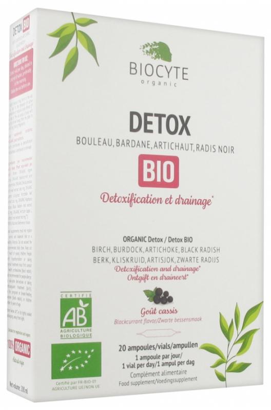 Детокс дренаж. Nutri expert детокс органический  deto-x bio, 20 ампул.