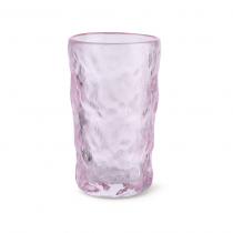 Стакан стеклянный 350мл, цвет Розовый