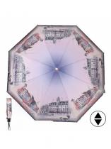 Зонт женский ТриСлона-L 3844 А, R=58см, суперавт; 8спиц, 3слож, набивн
