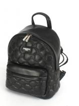 Рюкзак жен искусственная кожа DJ-6955-3-BLACK, 1отд, 2внут+2внеш/ карм