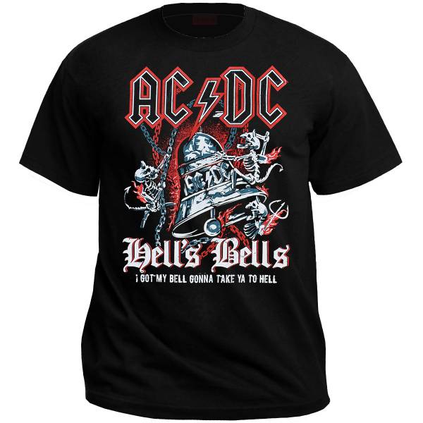 Ас дс хелс белс. Футболка AC DC Hells Bells. Футболка AC DC Hells Bells мужская. Футболка Teestore AC/DC. Футболки рокерские американские.