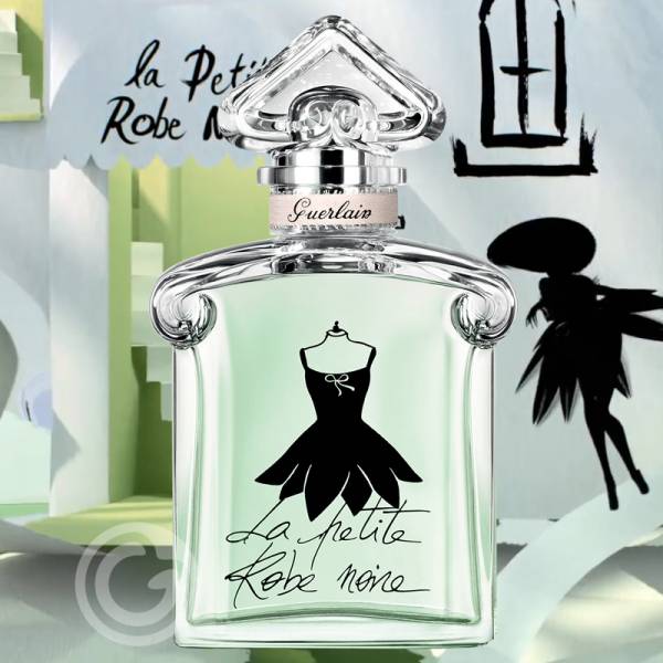Духи черное платье картинка