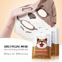 Маска для лица с рисунком собачки увлажняющая Sadoer Animal Dog