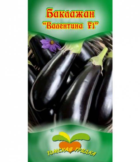 Баклажан Валентина F1 Фото