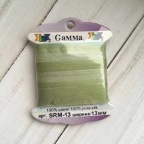 SRM-13 Лента декоративная "Gamma" шелковая M006 серо-зеленый
