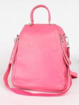 Рюкзак жен натуральная кожа RM-8168, 1 отд, 3внеш, 2внут/карм, розовый