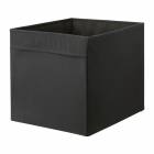 ДРЁНА Коробка, черный, 33x38x33 см