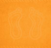 Полотенце махровое ручки/ножки - ножки апельсиновые