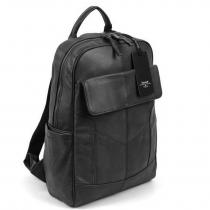 Мужской кожаный рюкзак Dierhoff DF-8226 Блек