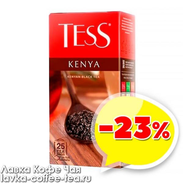 Купить чай саратов. Чай черный Tess Kenya. Чай Tess 100гр Кения черный в гранулах*16шт. Акция на чай.