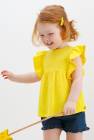Блузка детская для девочек Glory желтый